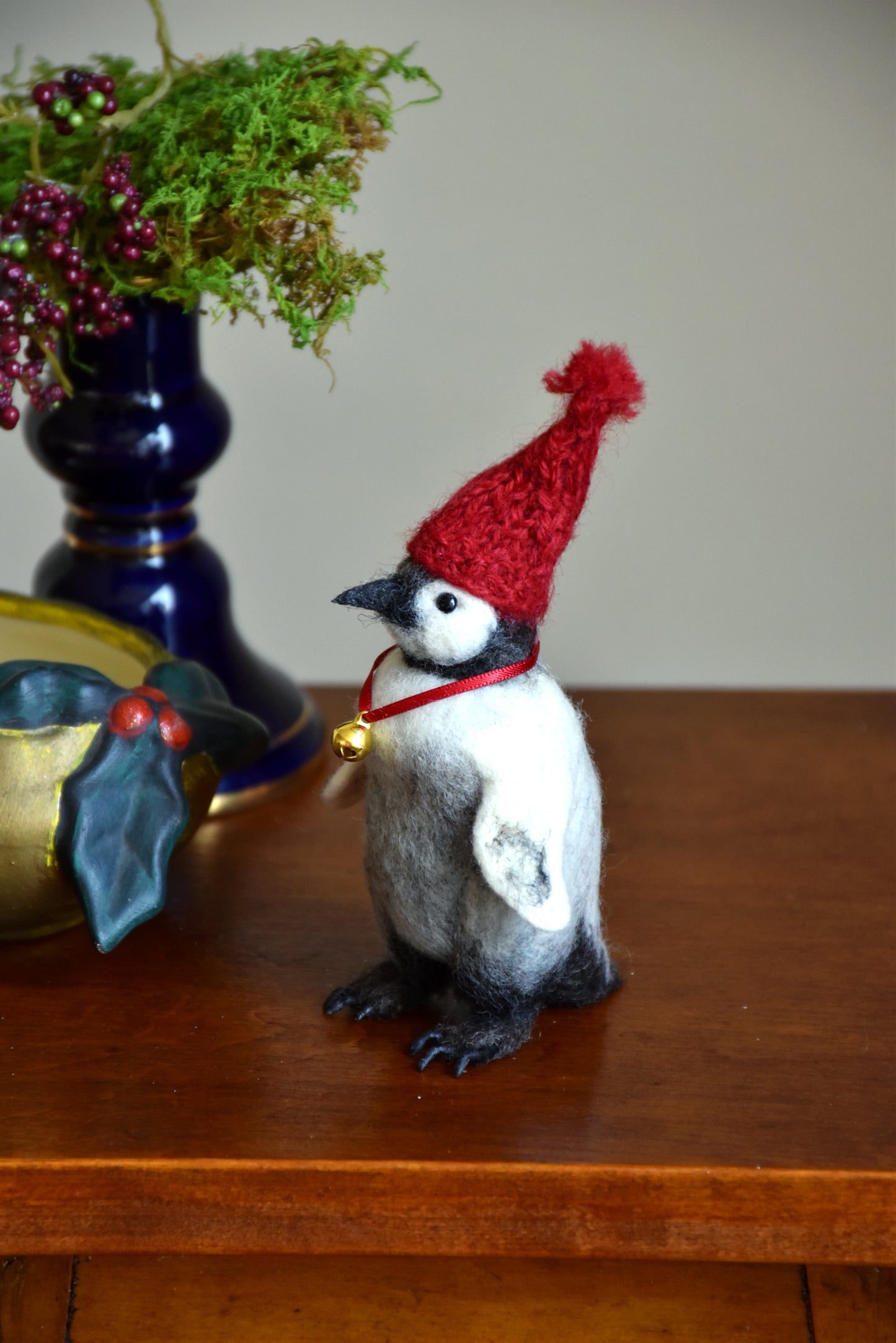 Needle Felted Baby Penguin