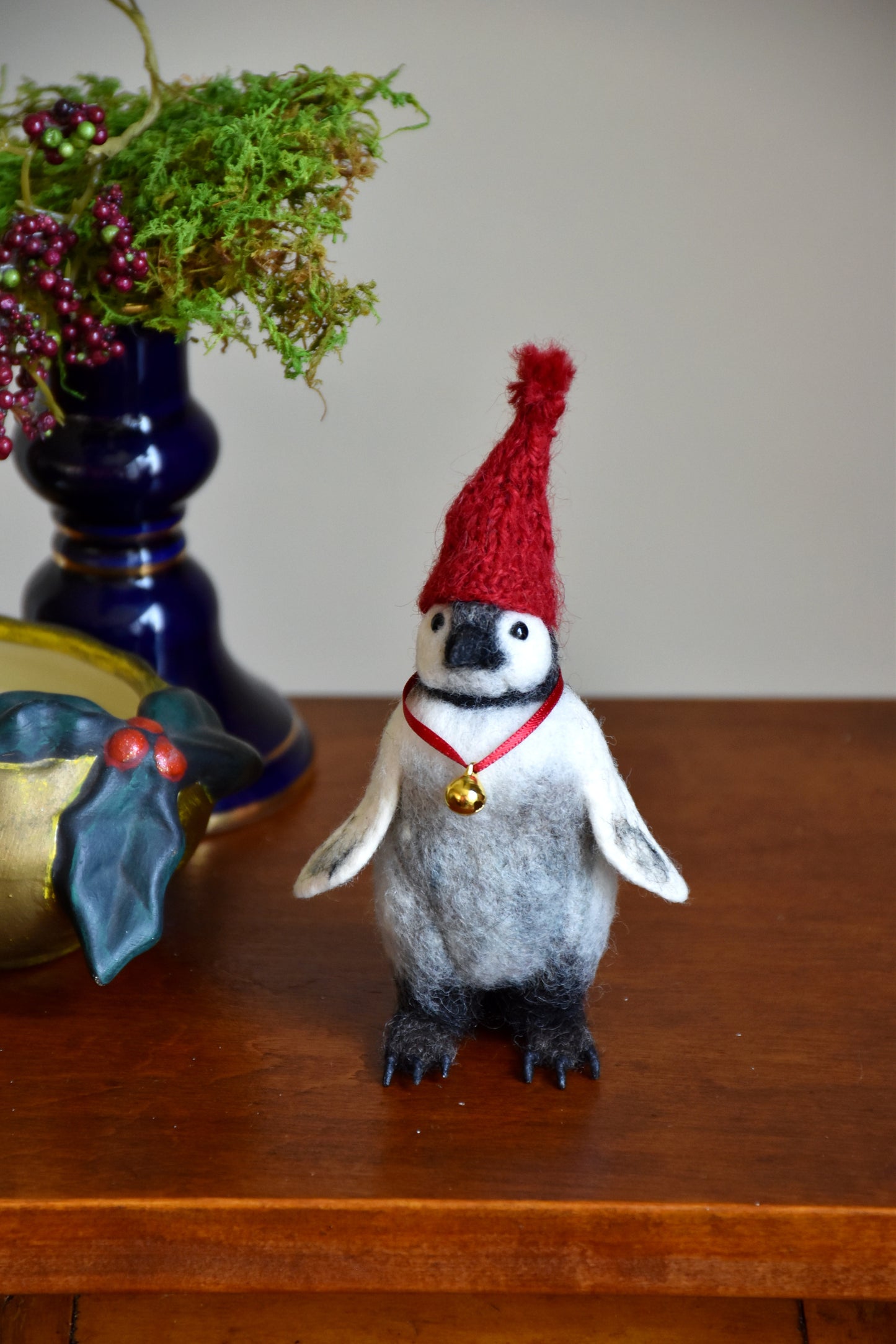 Needle Felted Baby Penguin