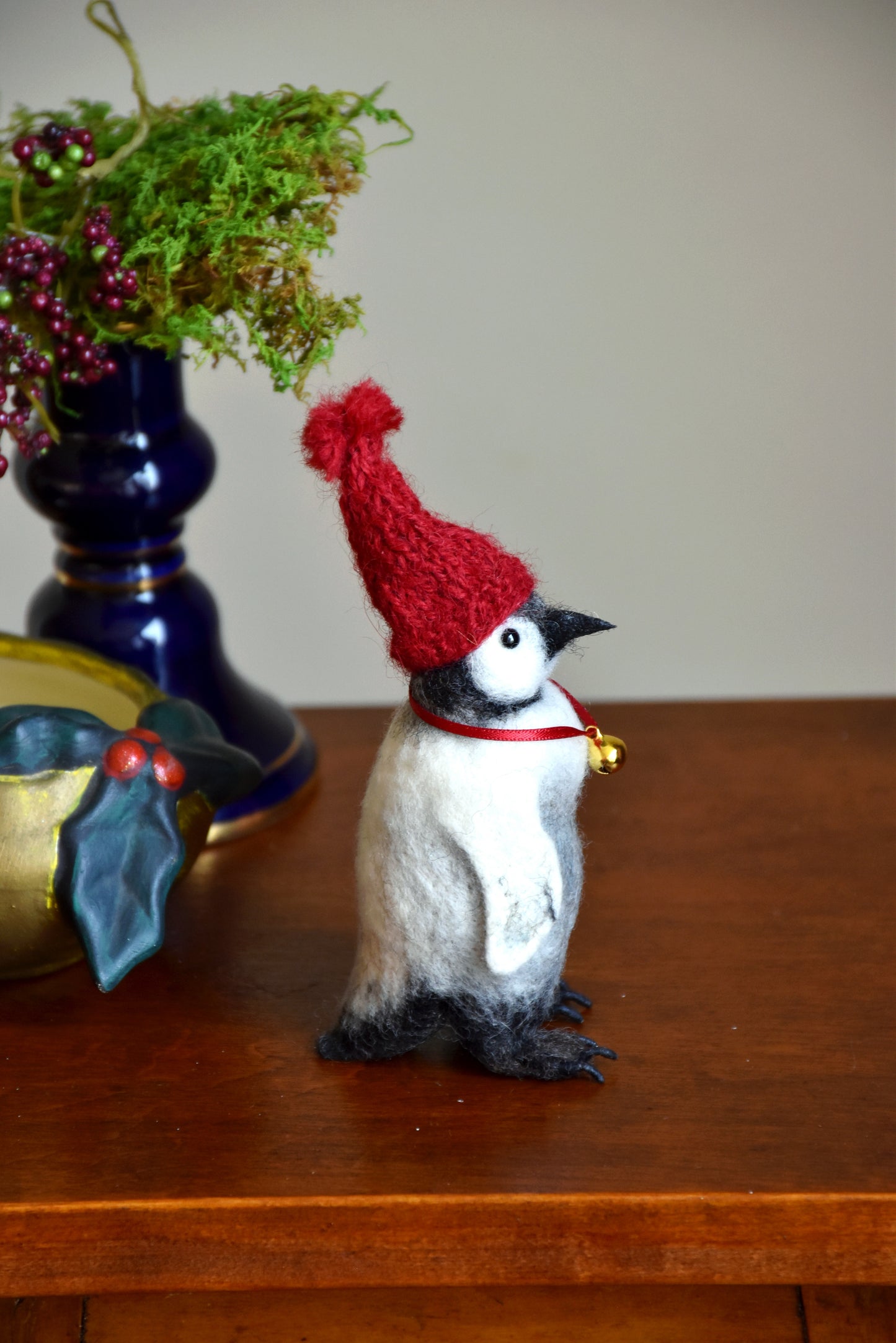 Needle Felted Baby Penguin