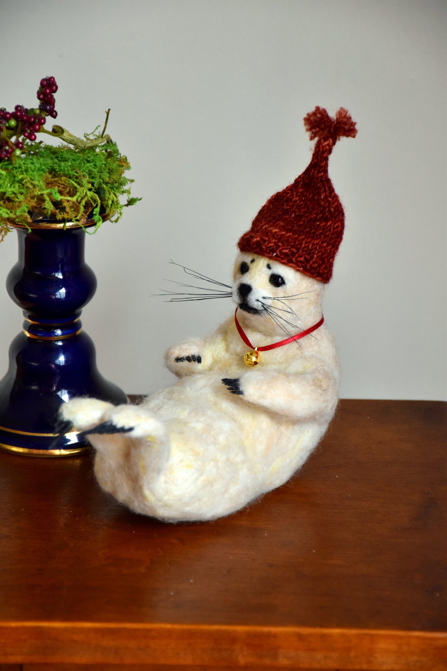 Needle Felted Harp Seal