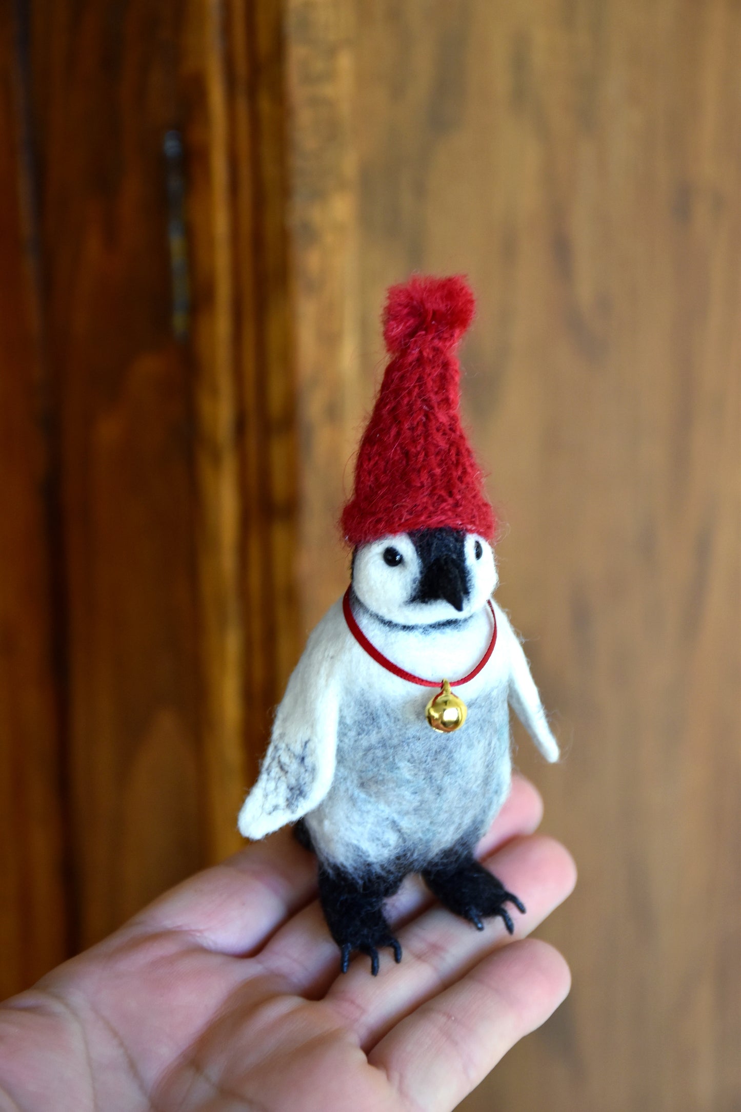 Needle Felted Baby Penguin (reserved)