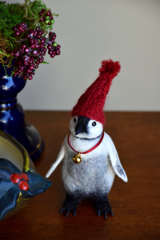 Needle Felted Baby Penguin (reserved)