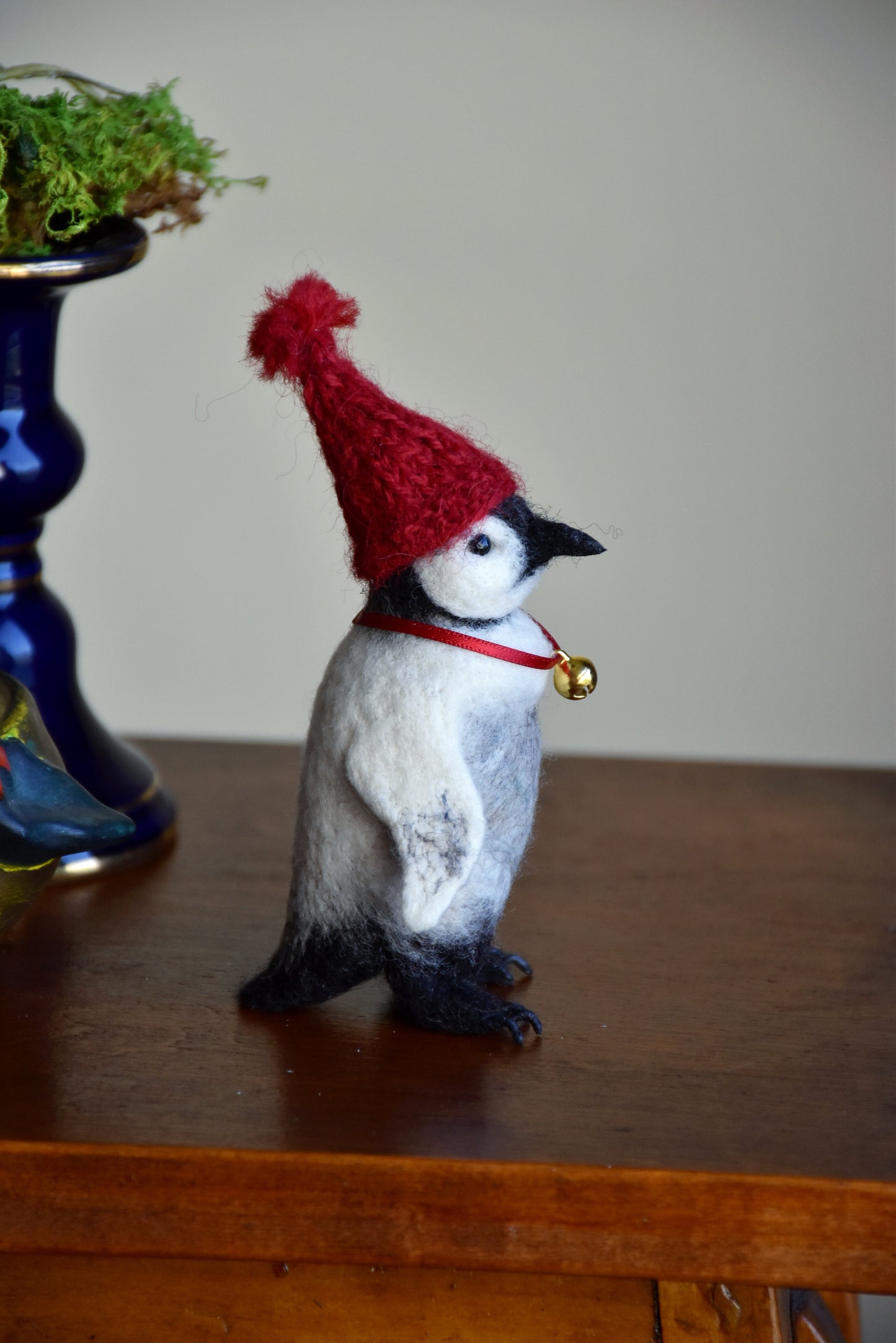 Needle Felted Baby Penguin (reserved)