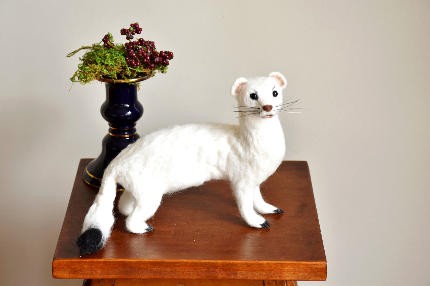 Needle Felted Ermine