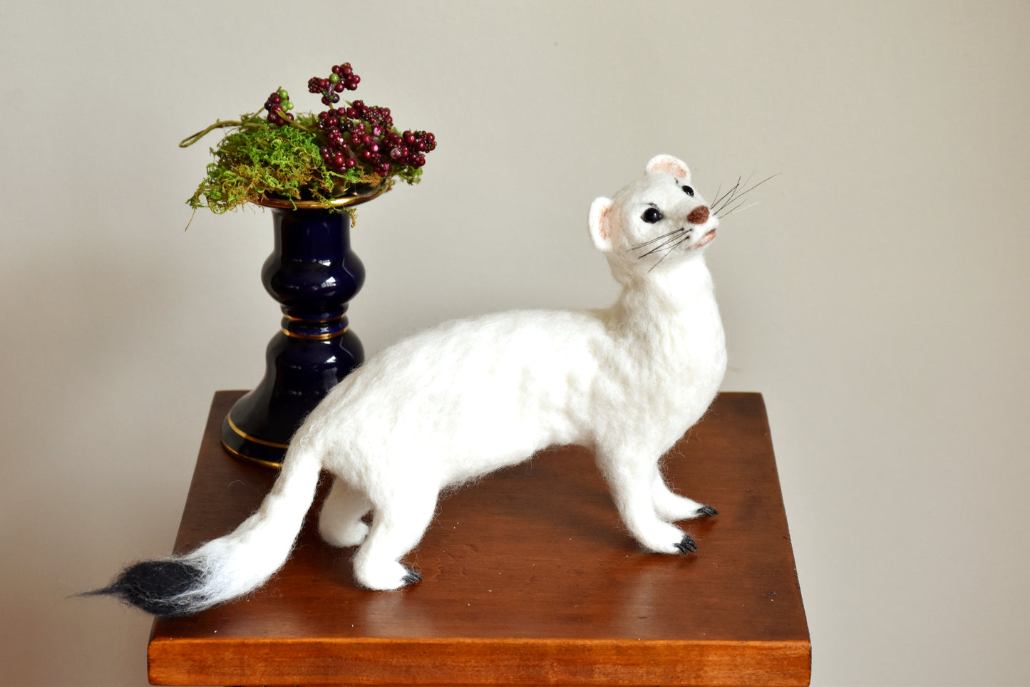 Needle Felted Ermine