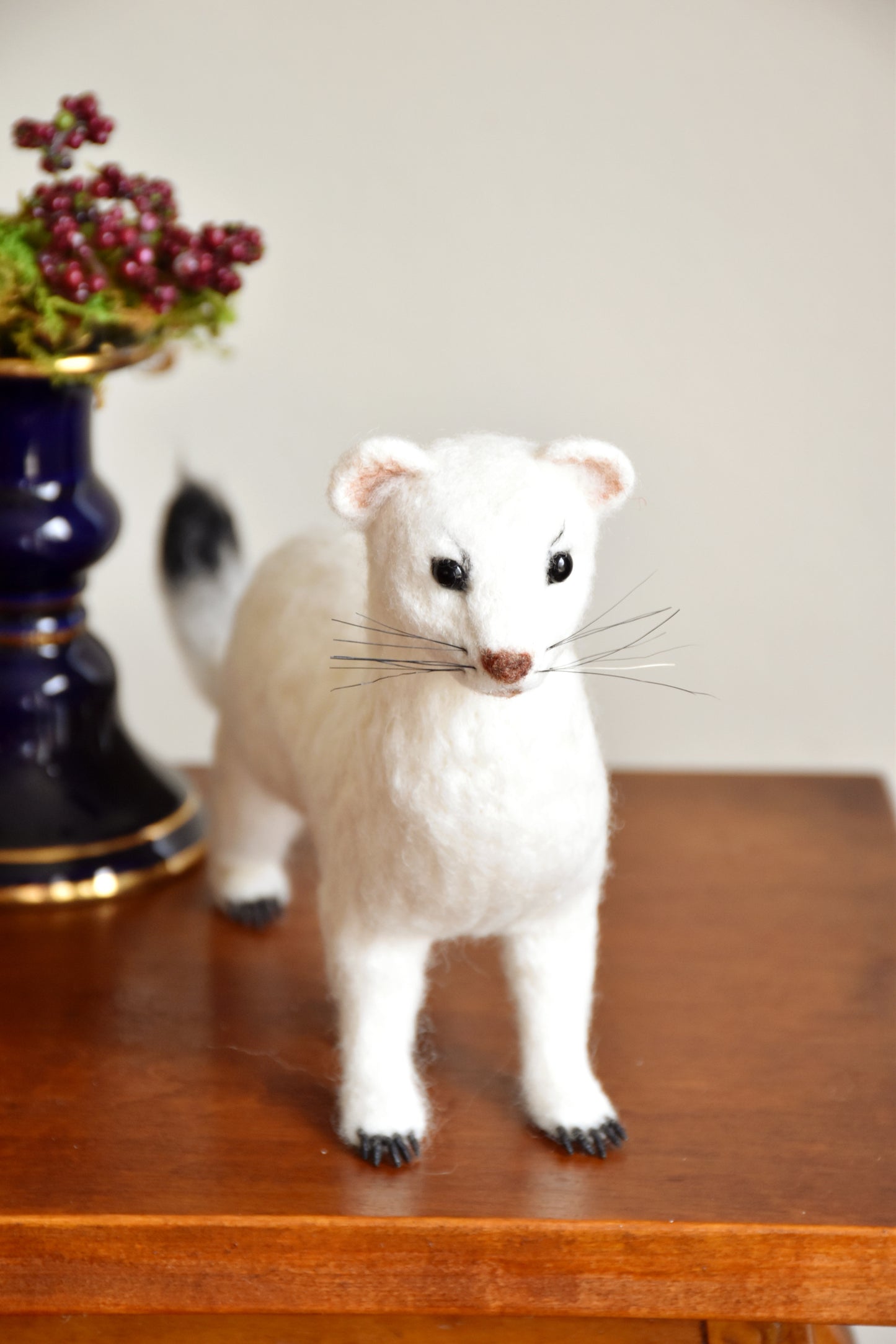 Needle Felted Ermine