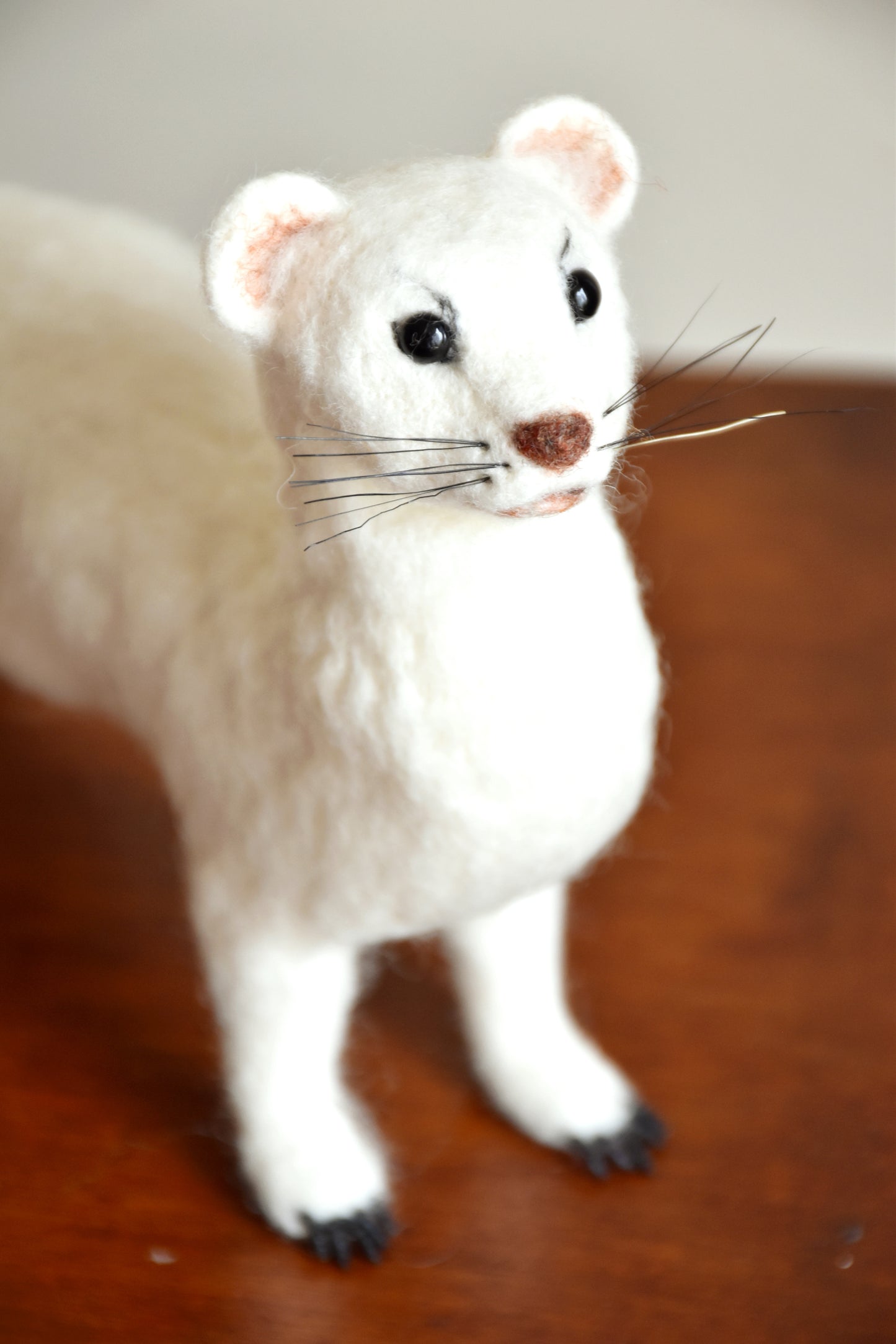 Needle Felted Ermine