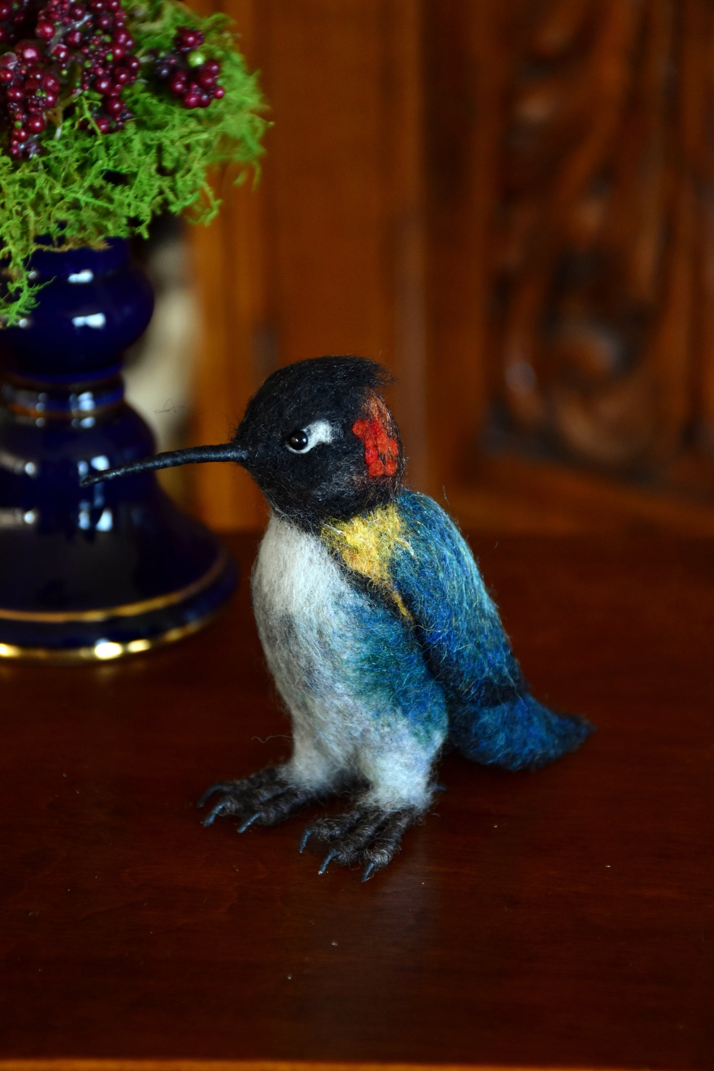 Needle Felted Hummingbird