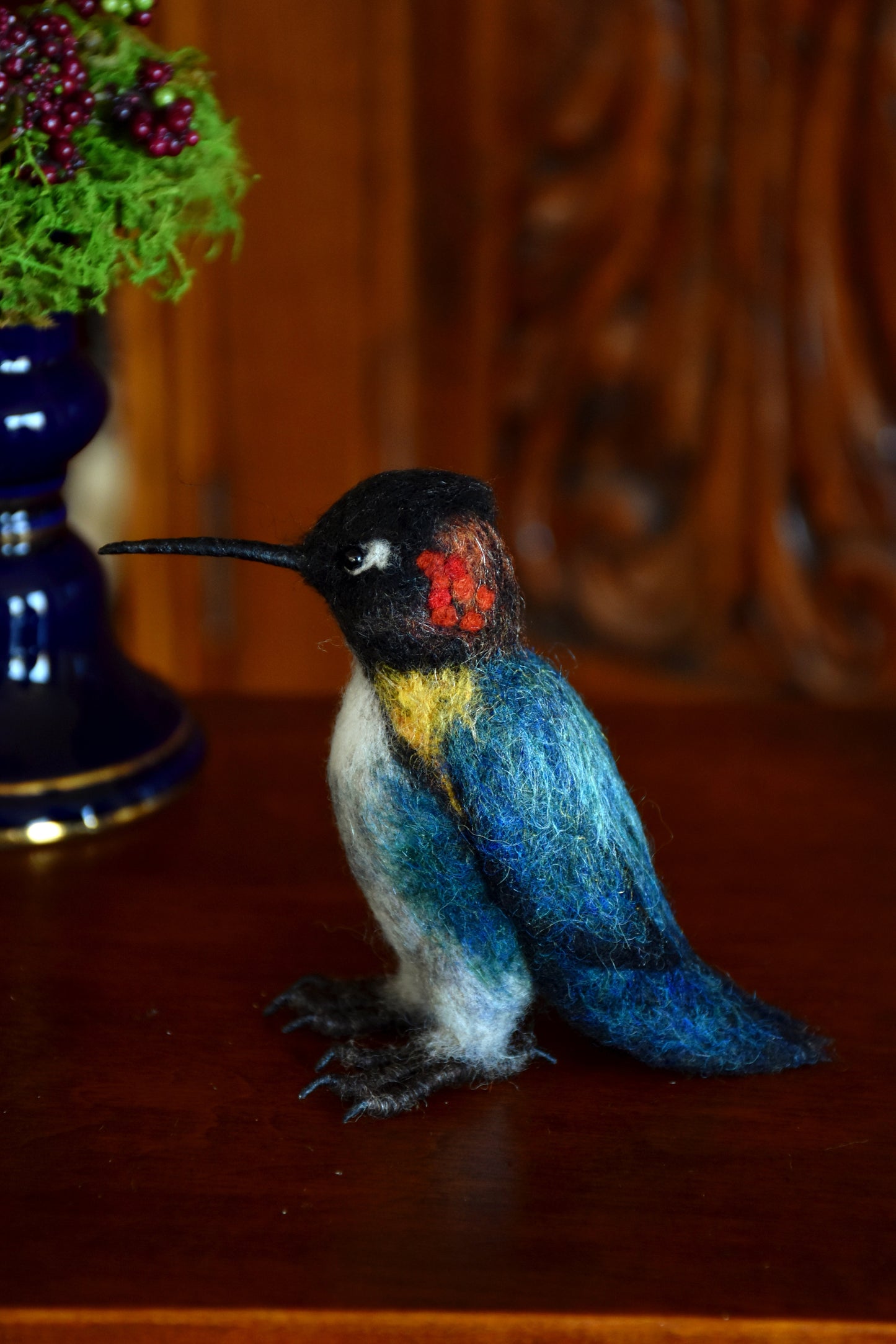 Needle Felted Hummingbird