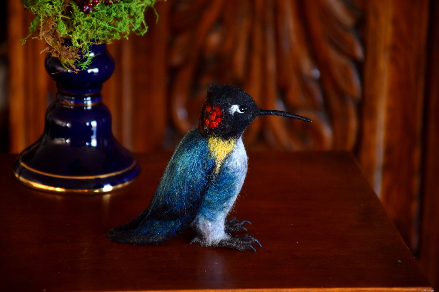 Needle Felted Hummingbird