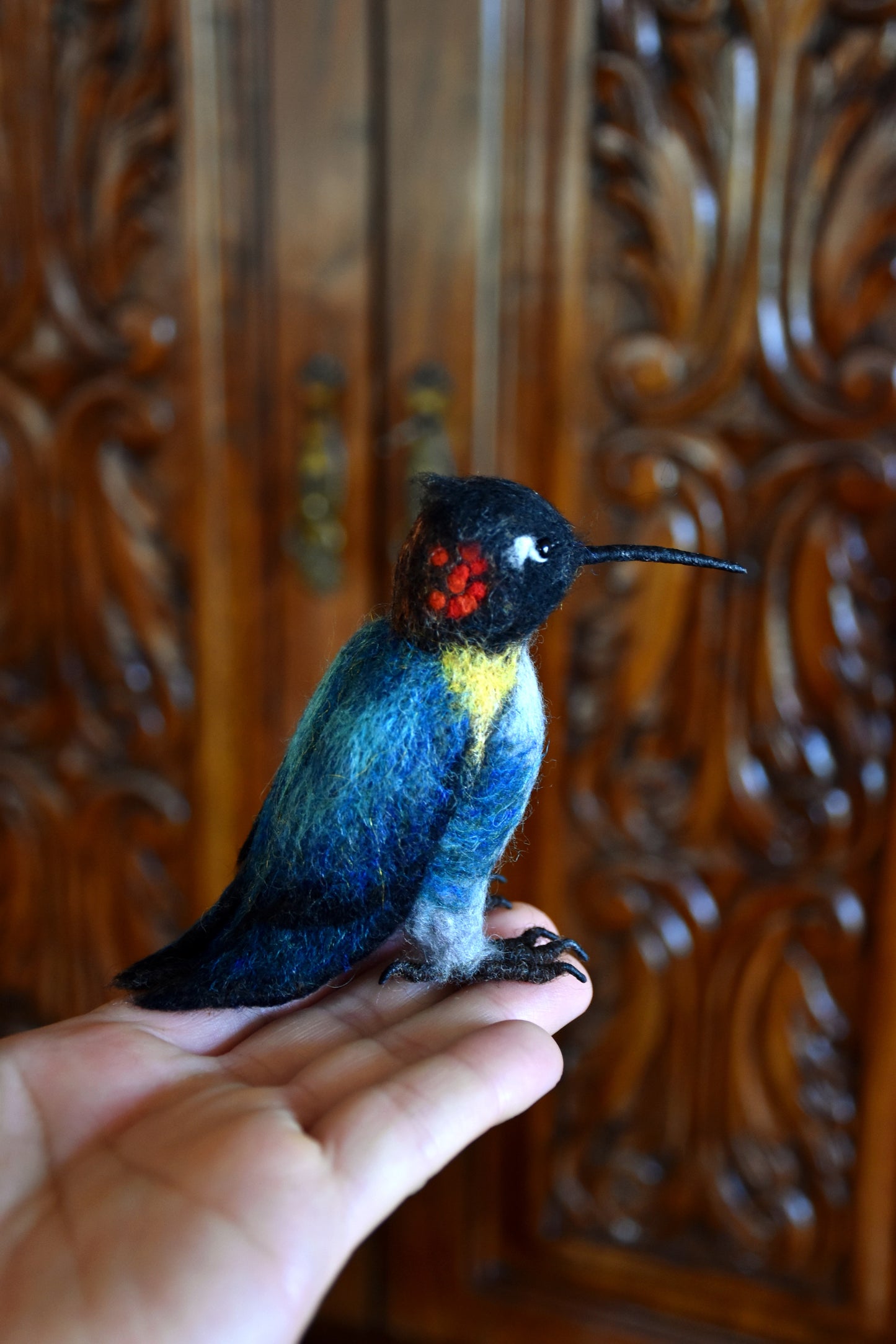 Needle Felted Hummingbird