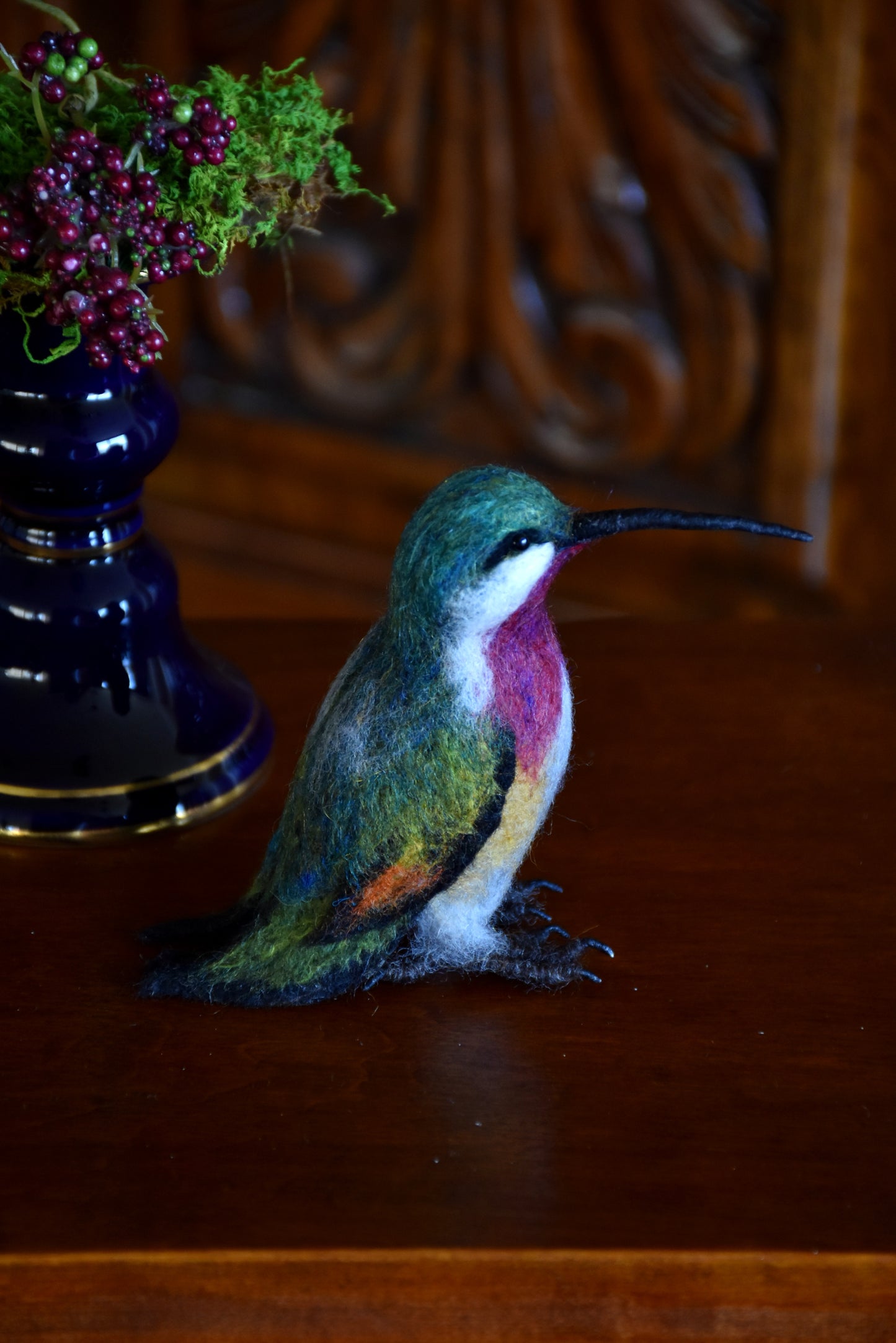 Needle Felted Hummingbird