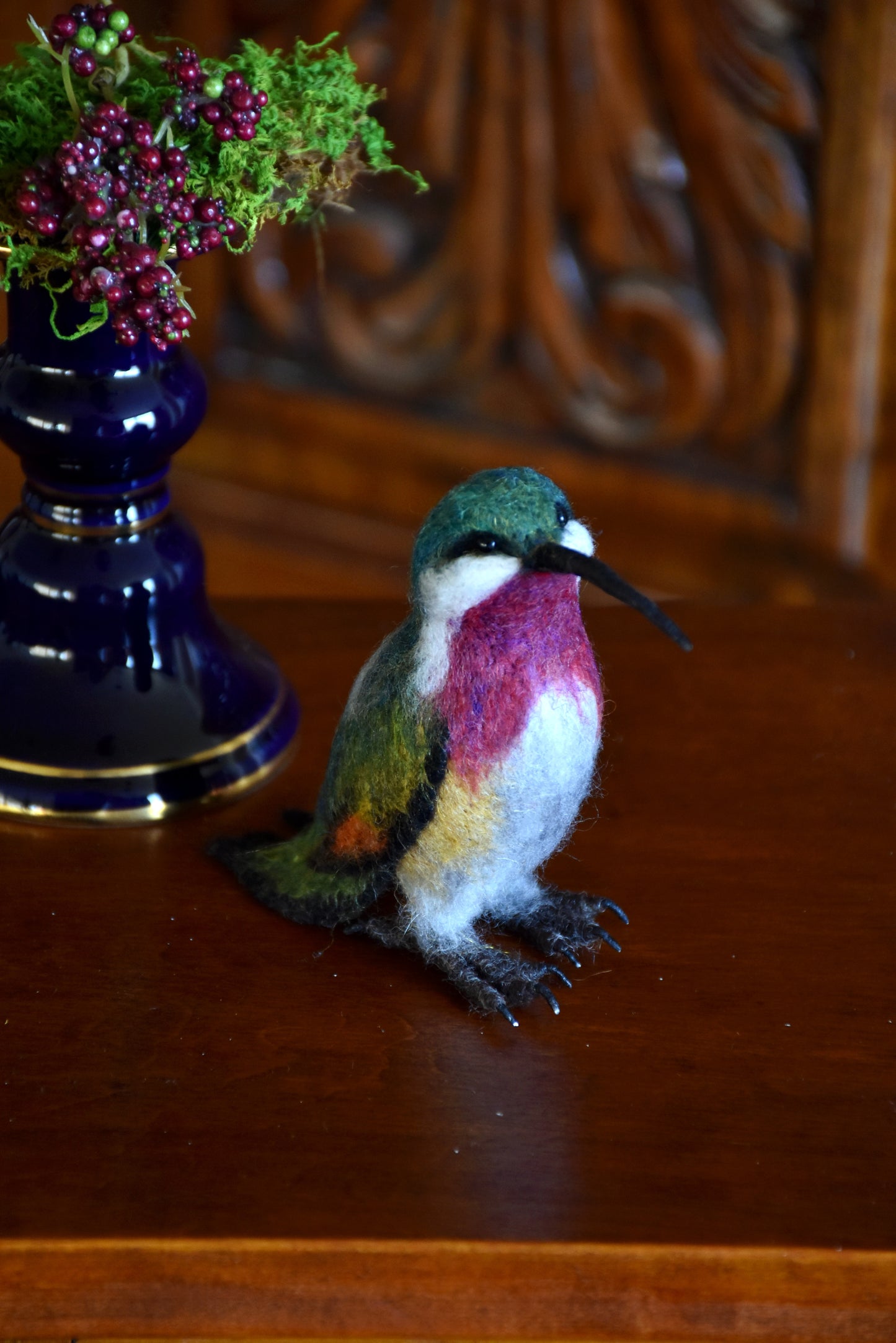 Needle Felted Hummingbird