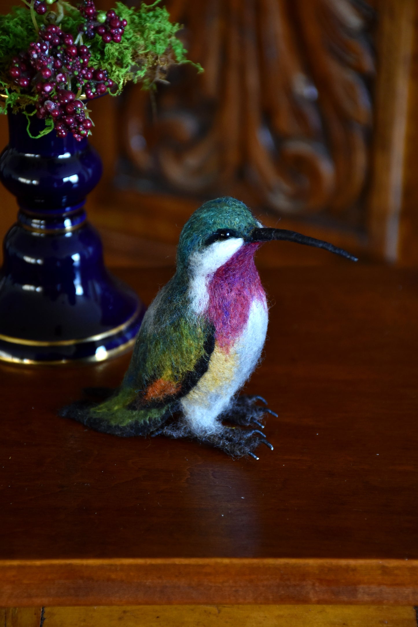 Needle Felted Hummingbird