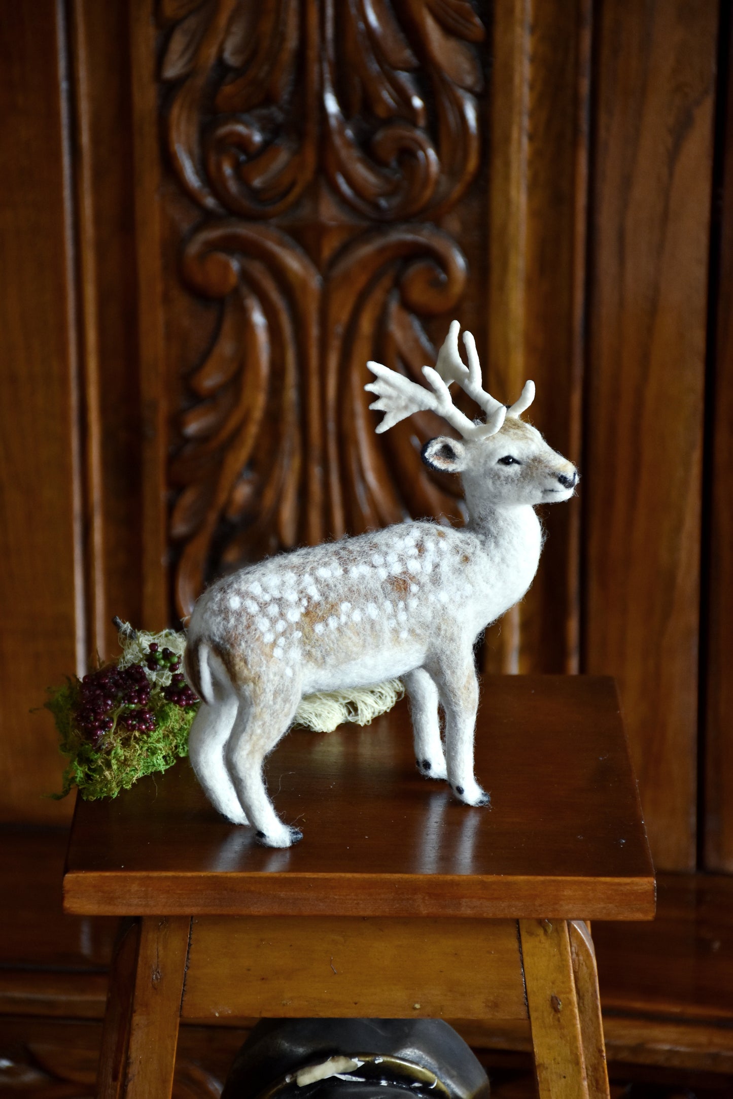 Needle Felted Fallow Deer