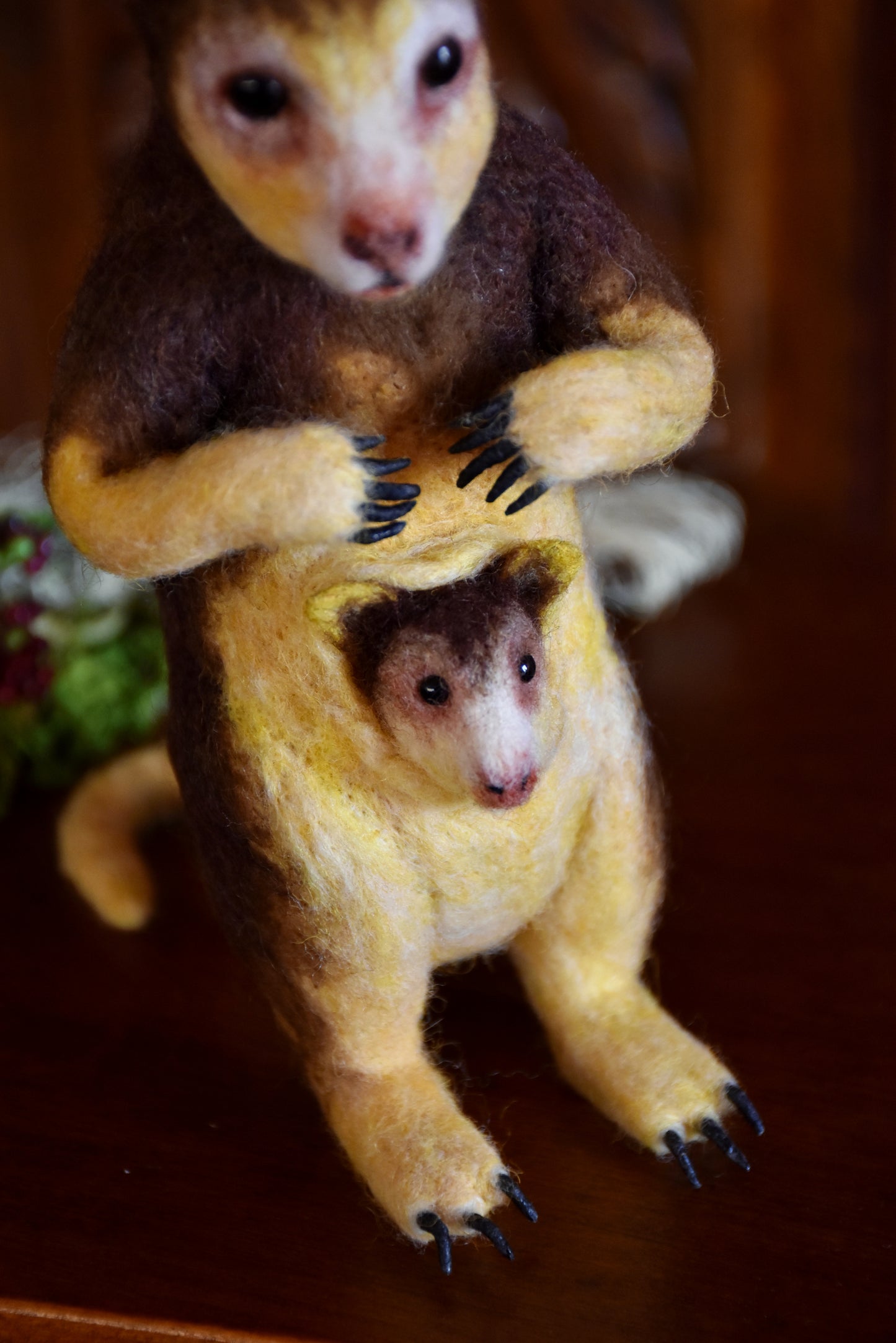 Needle Felted Matschies Tree Kangaroo