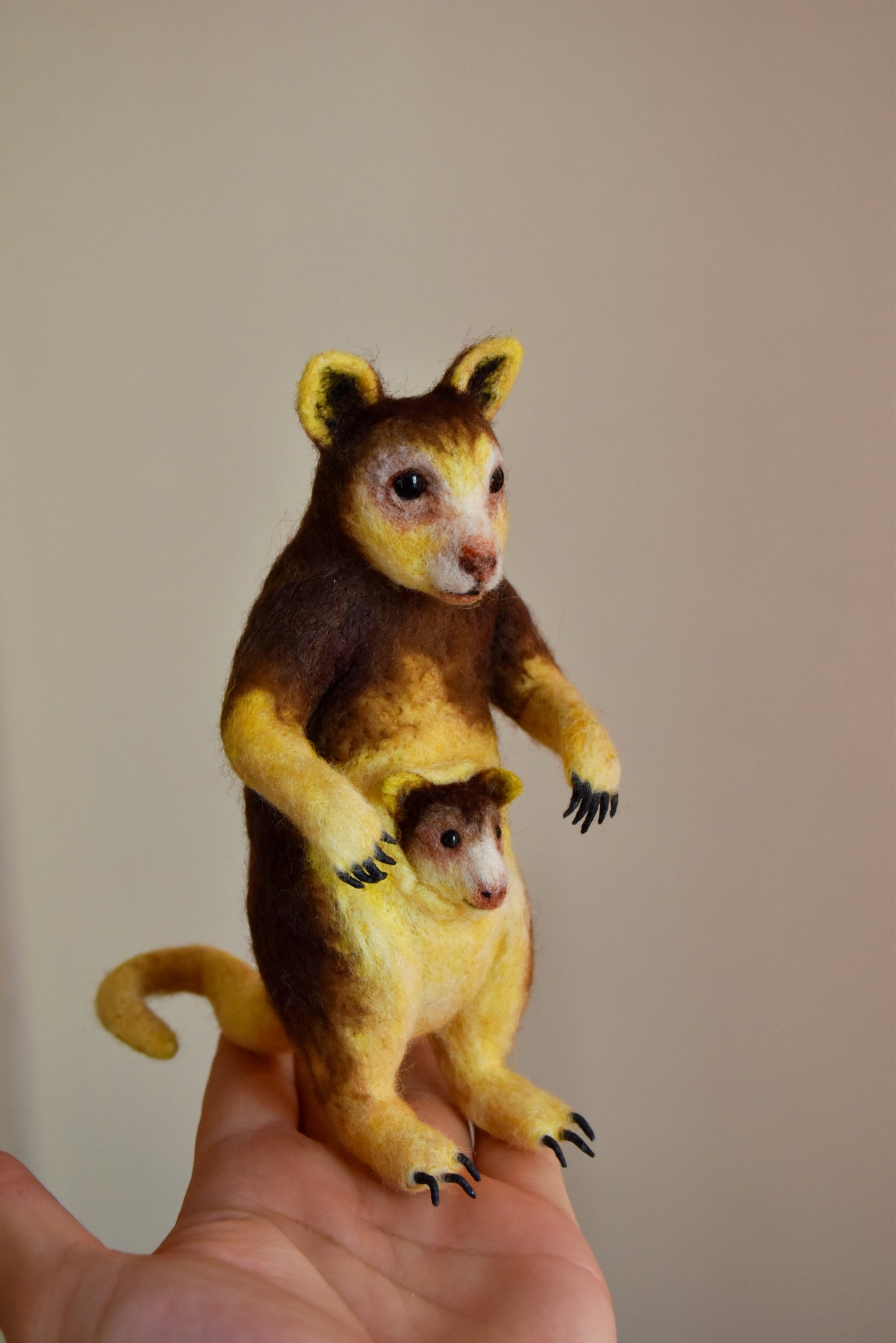 Needle Felted Matschies Tree Kangaroo