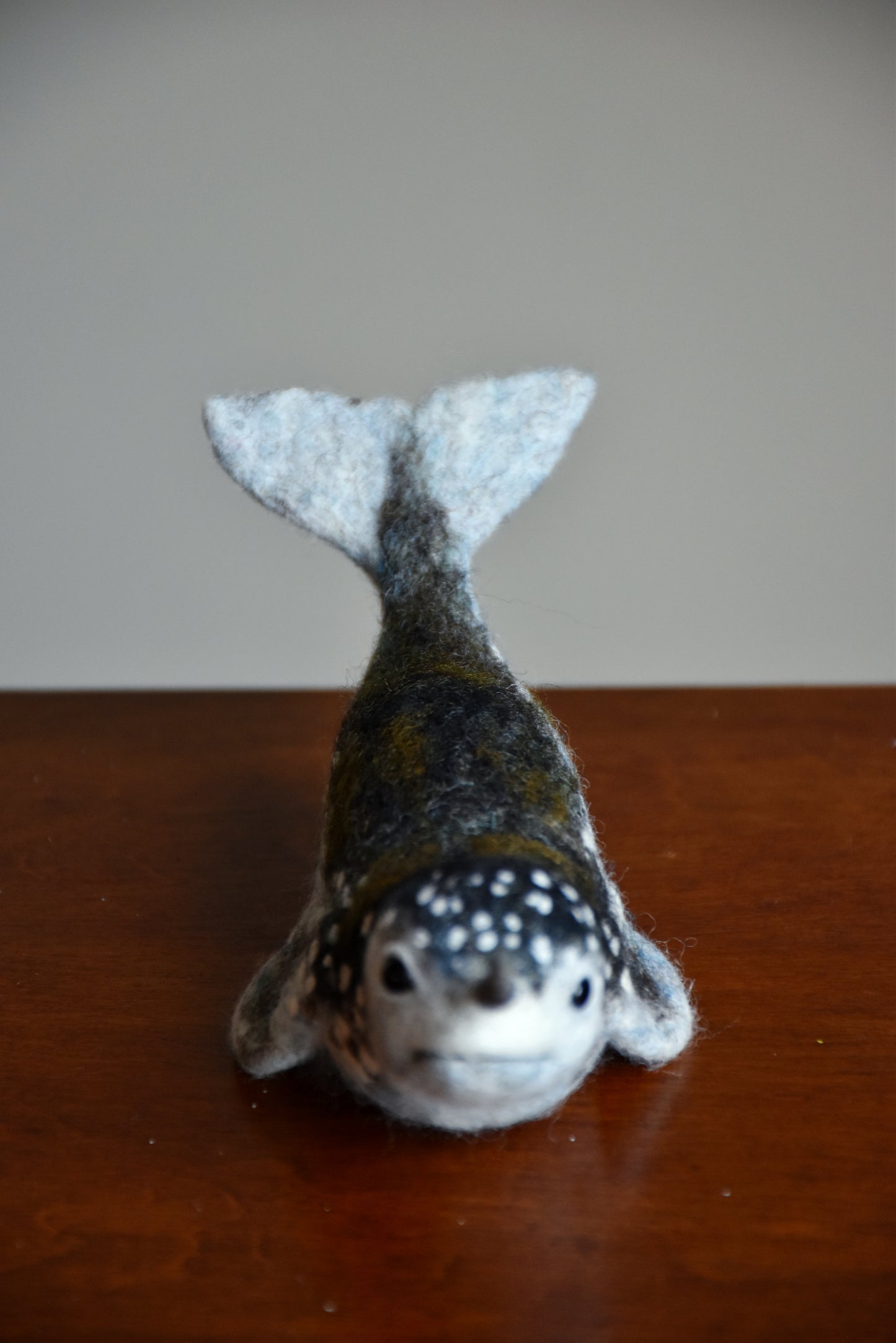 Needle Felted Narwhal