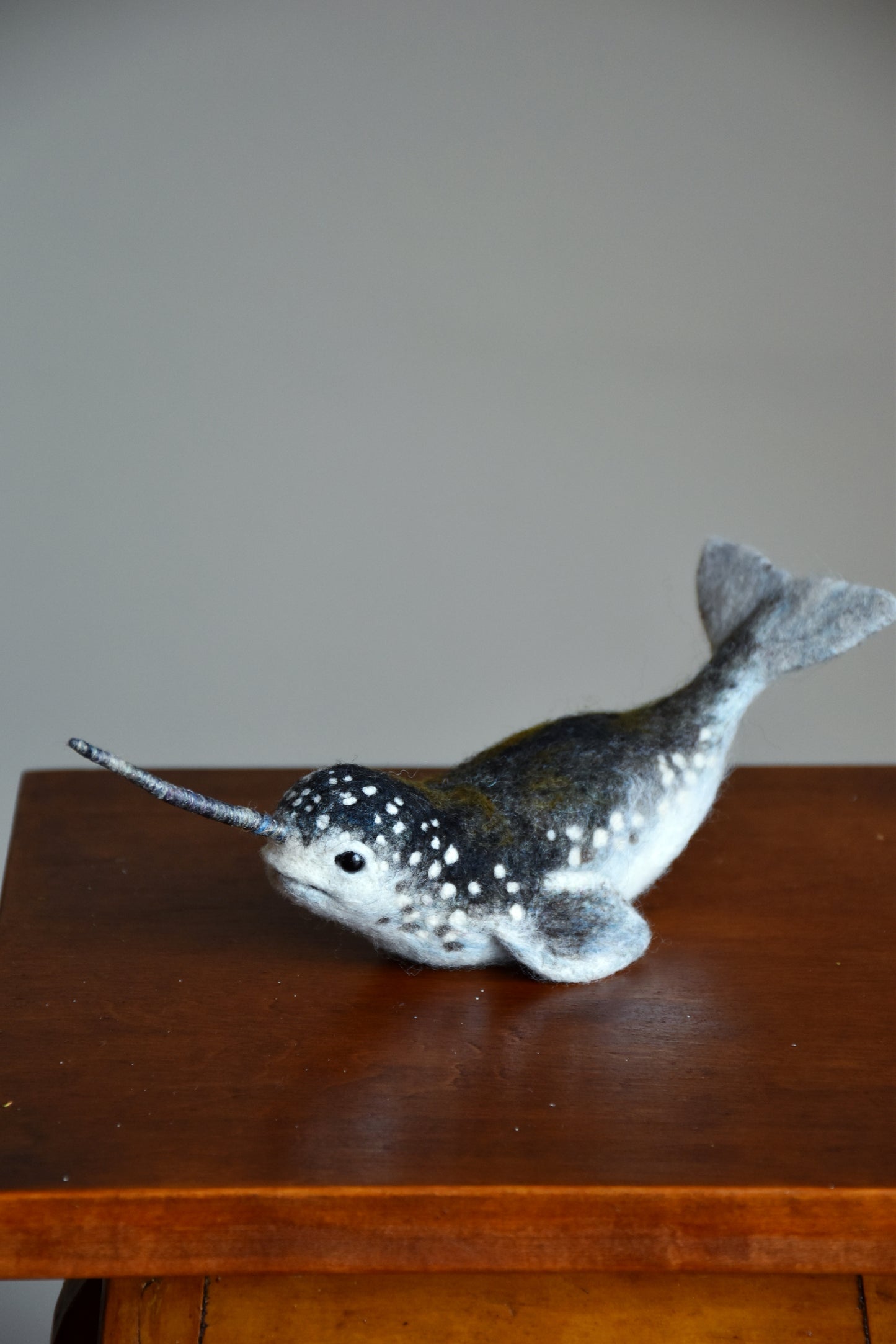 Needle Felted Narwhal