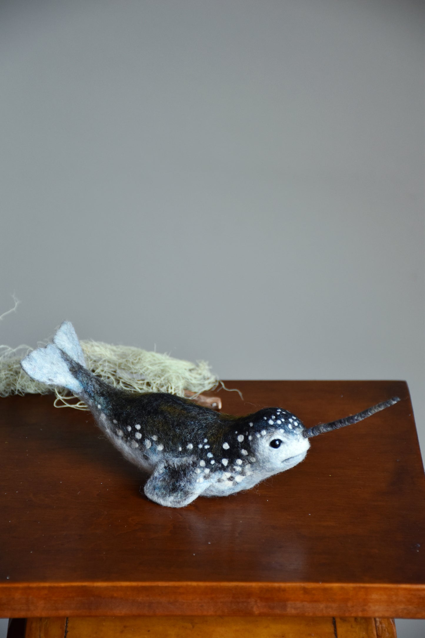 Needle Felted Narwhal