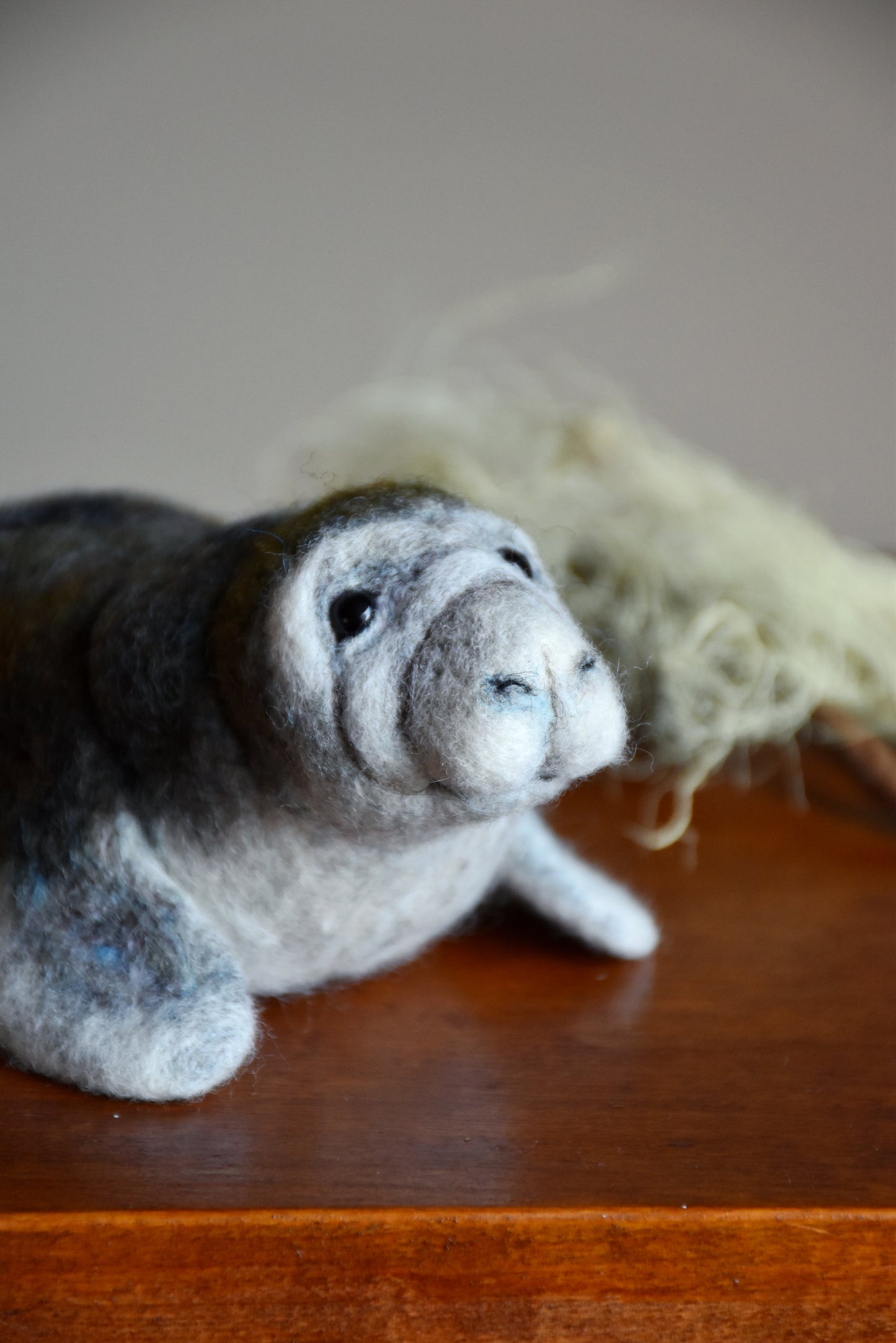 Needle Felted Manatee