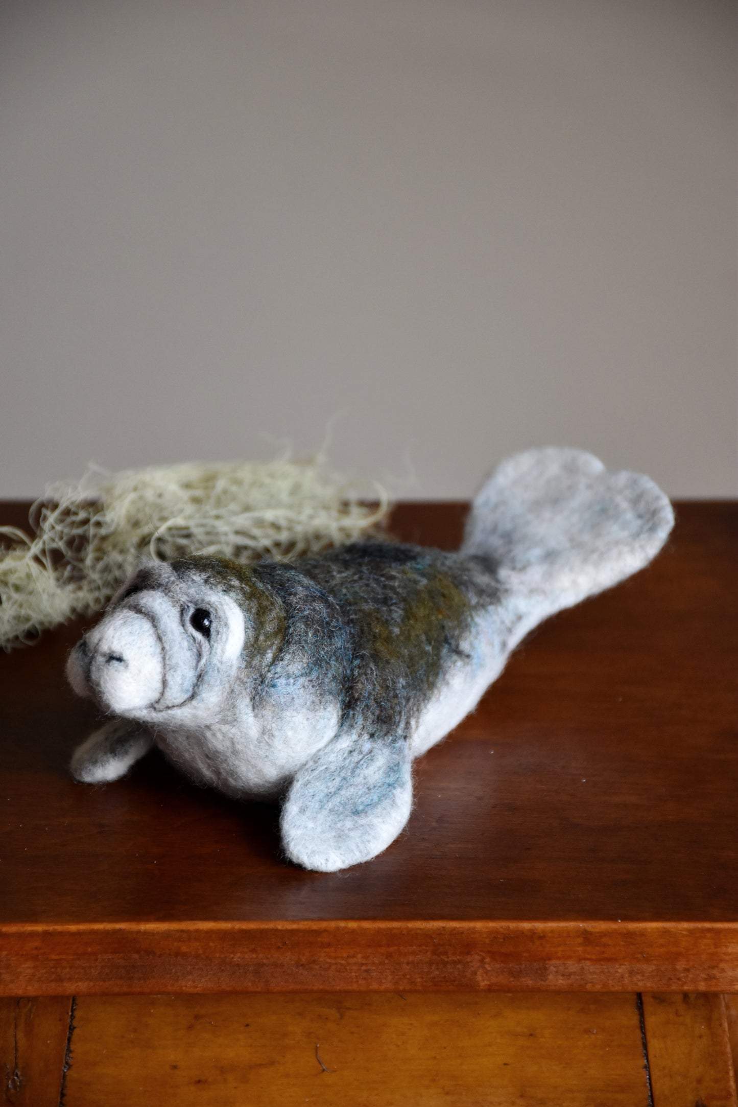 Needle Felted Manatee