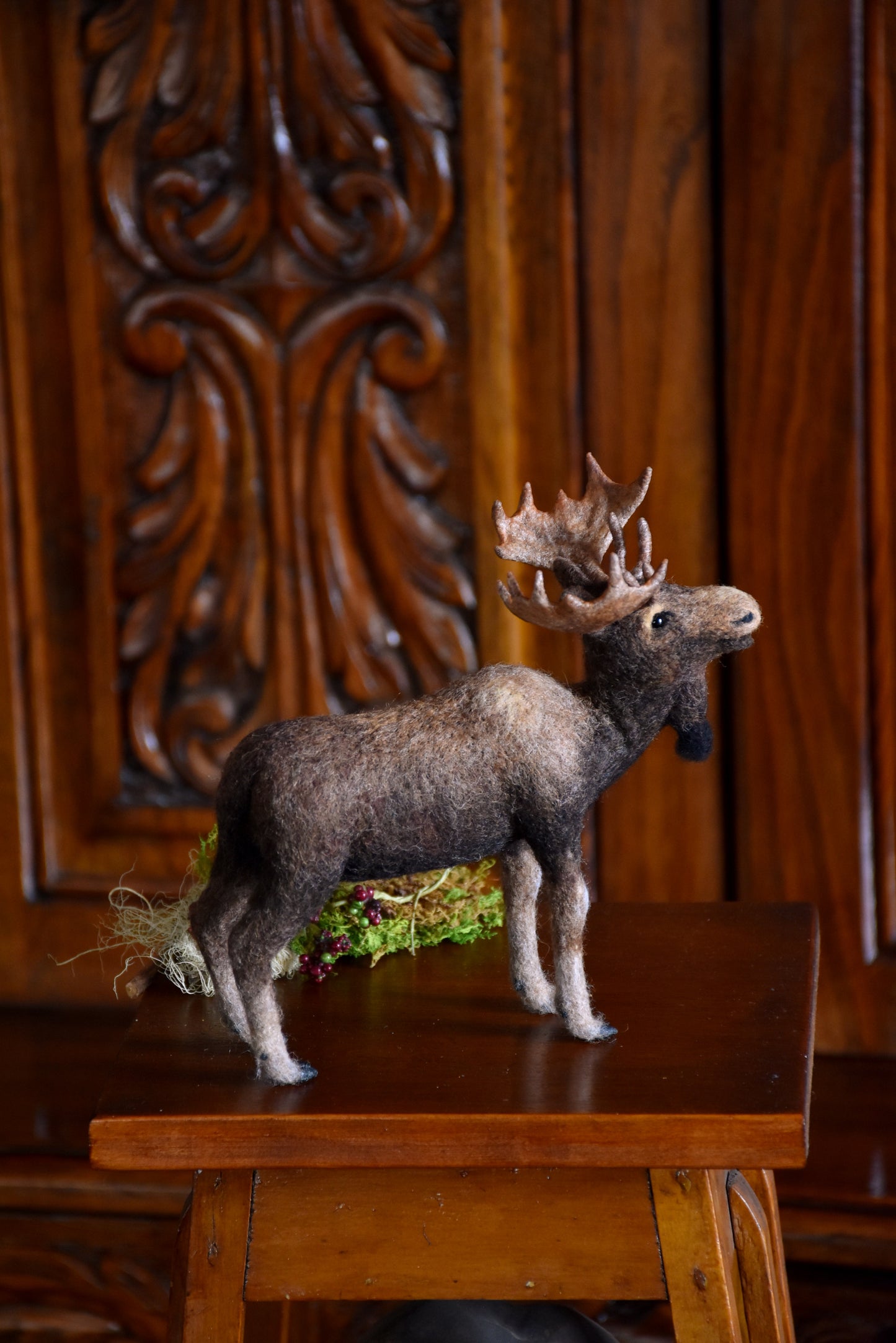 Needle Felted Moose
