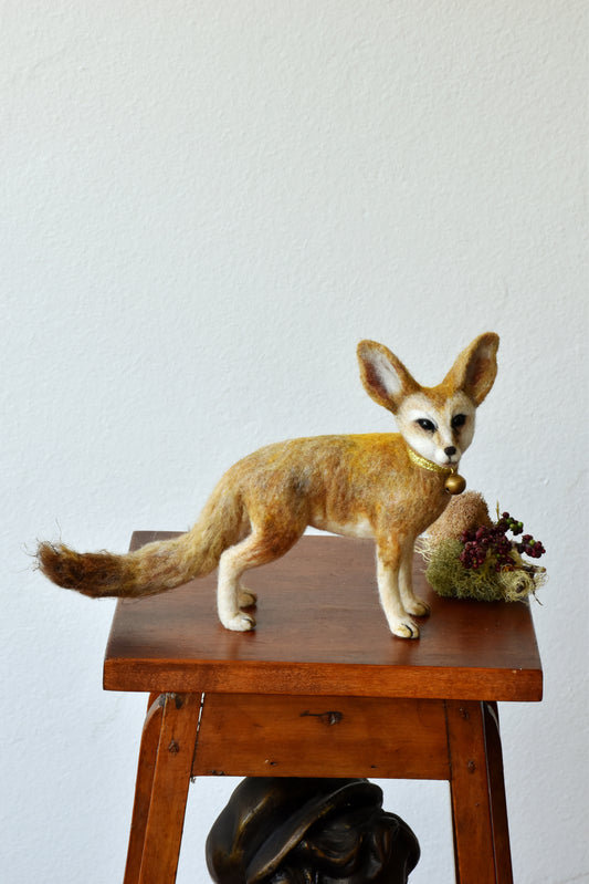 Needle Felted Fenec Fox