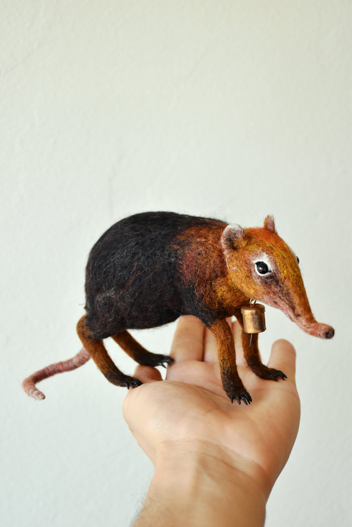 Needle Felted Elephant Shrew
