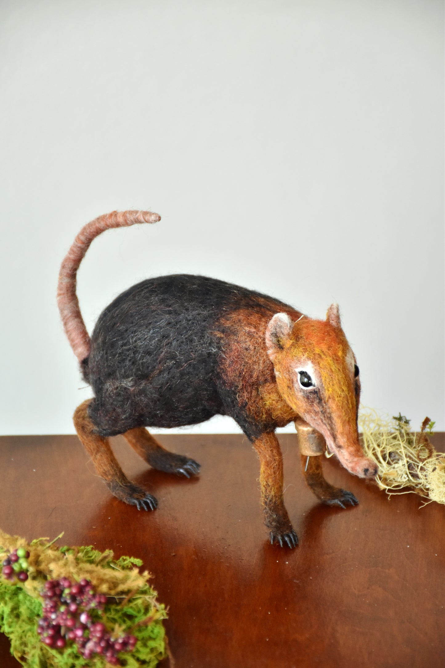 Needle Felted Elephant Shrew