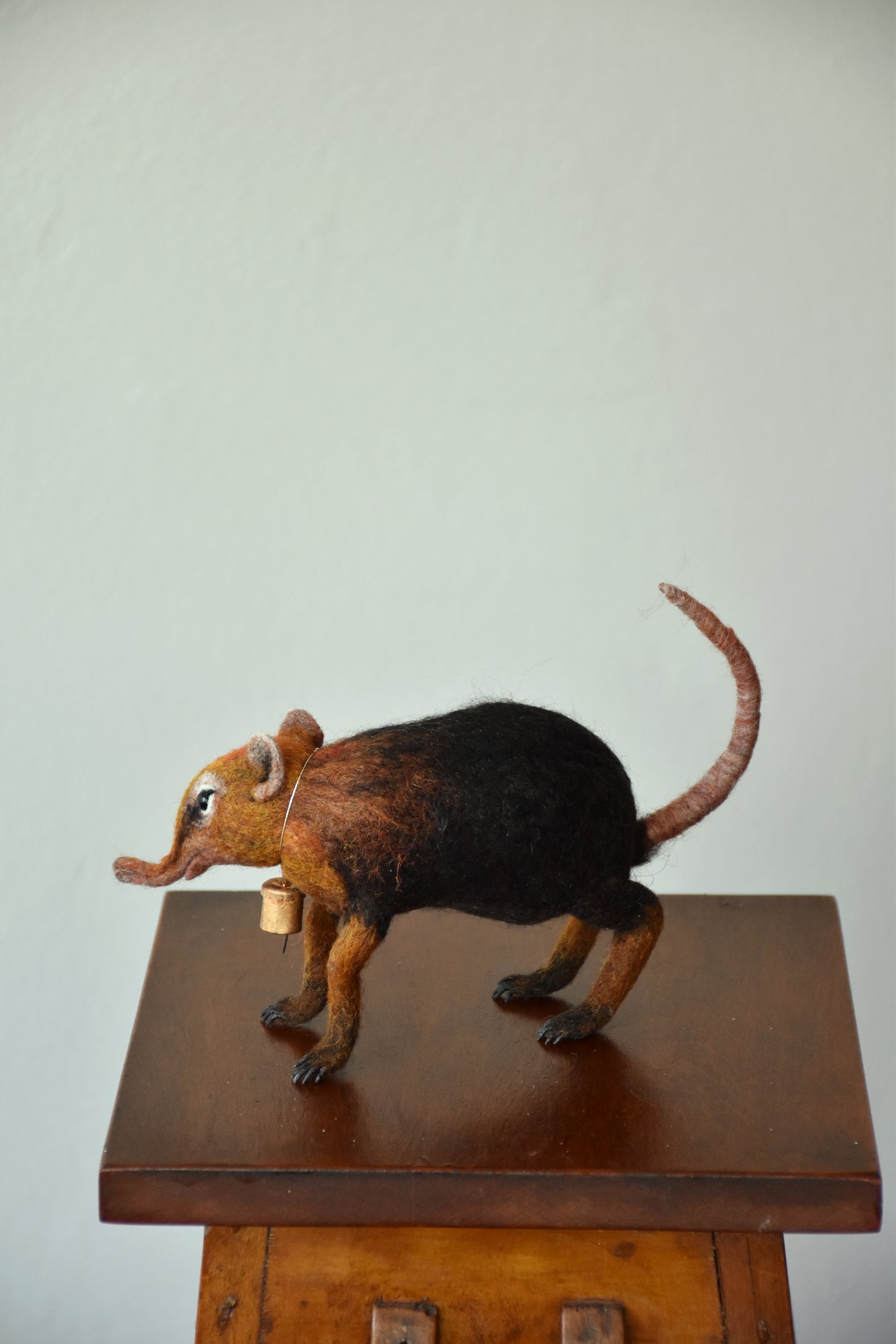 Needle Felted Elephant Shrew