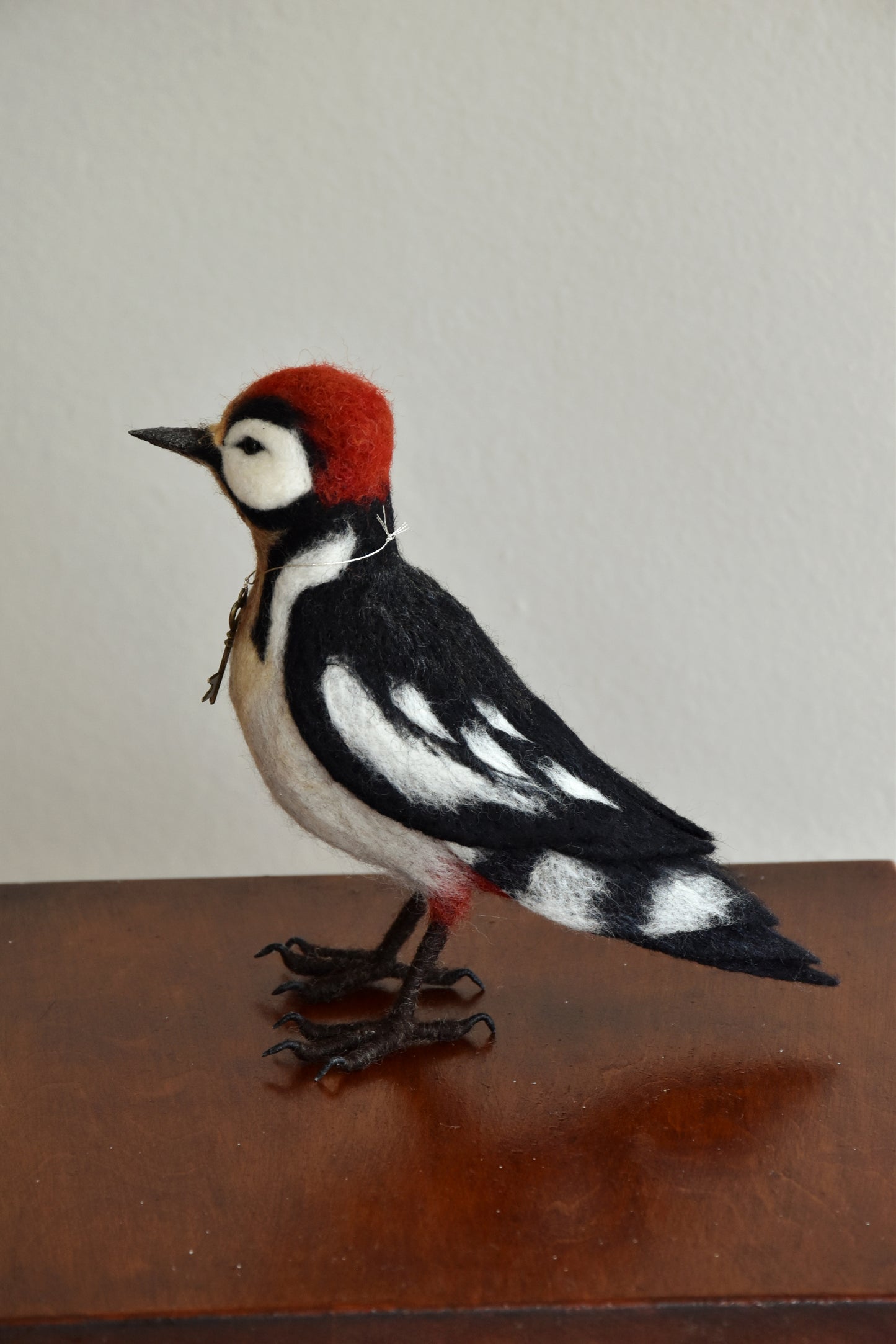 Needle Felted Great Woodpecker