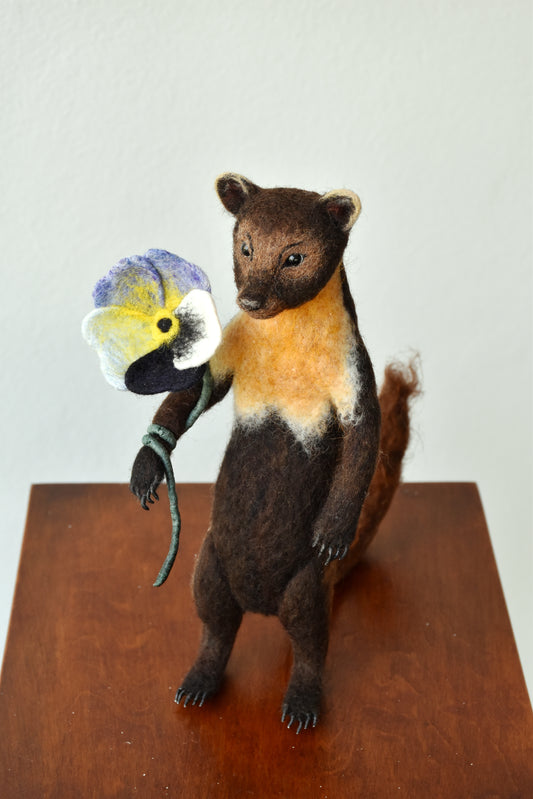 Needle Felted Marten