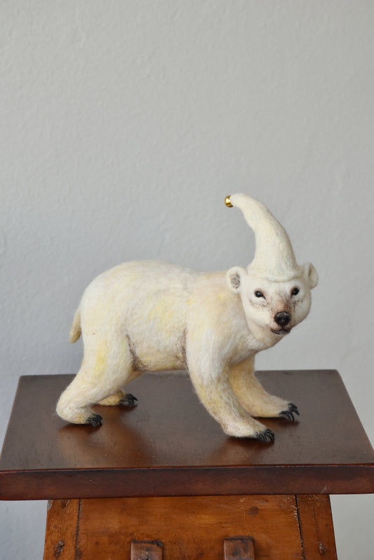 Needle Felted Bear (Polar)
