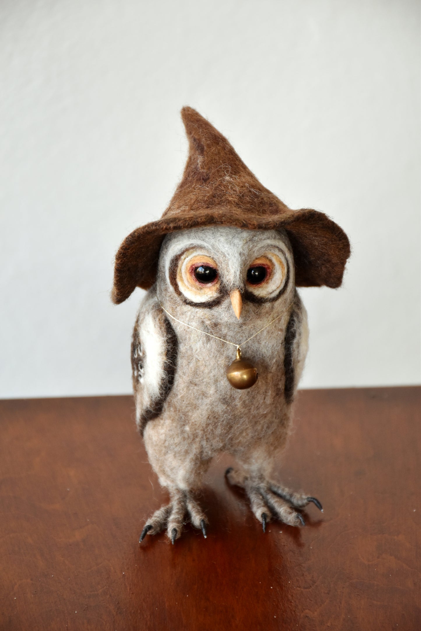 Needle Felted Little Witch Owl