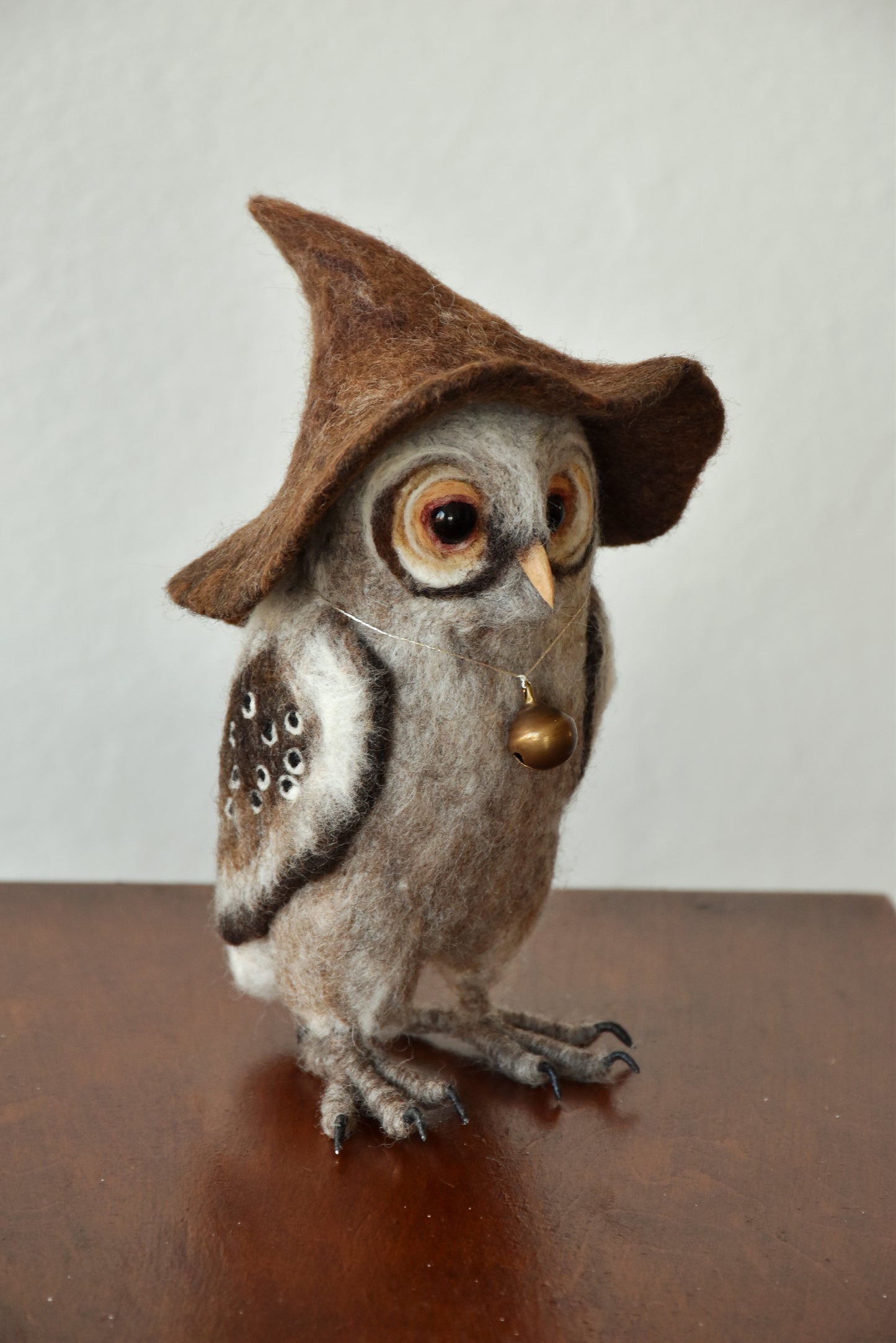Needle Felted Little Witch Owl