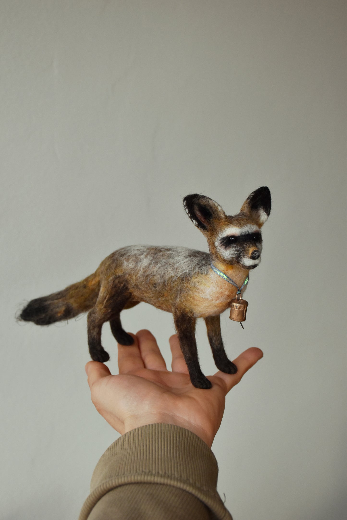 Needle Felted Bat eared Fox