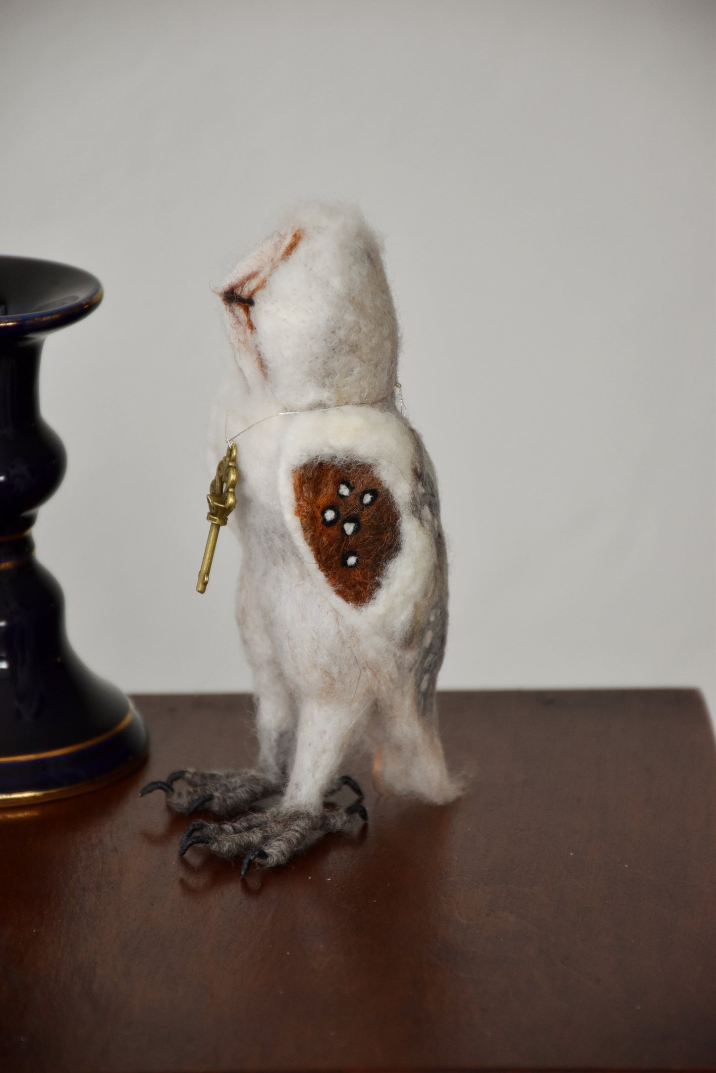 Needle Felted Baby Barn Owl