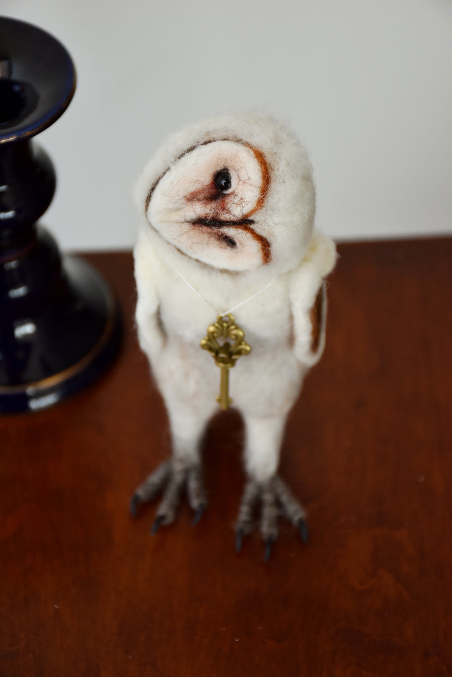 Needle Felted Baby Barn Owl