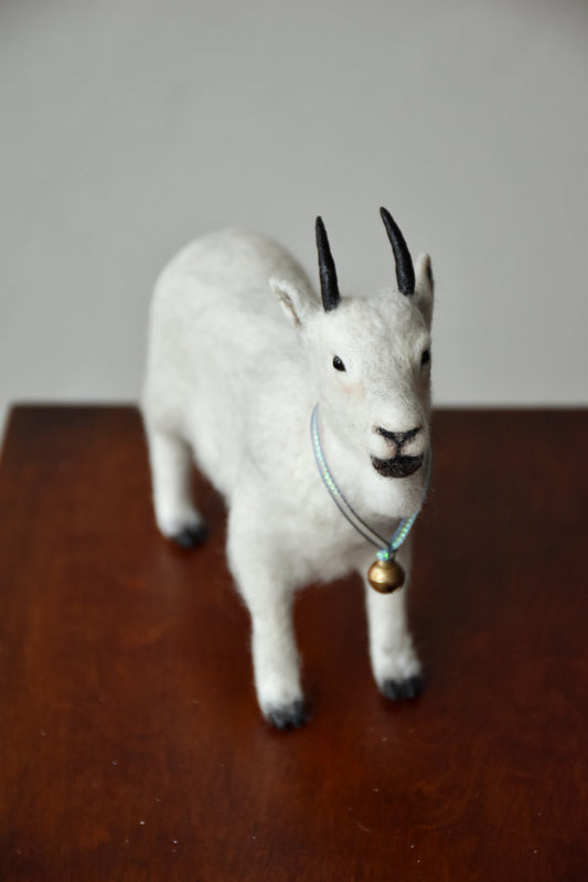 Needle Felted Mountain Goat