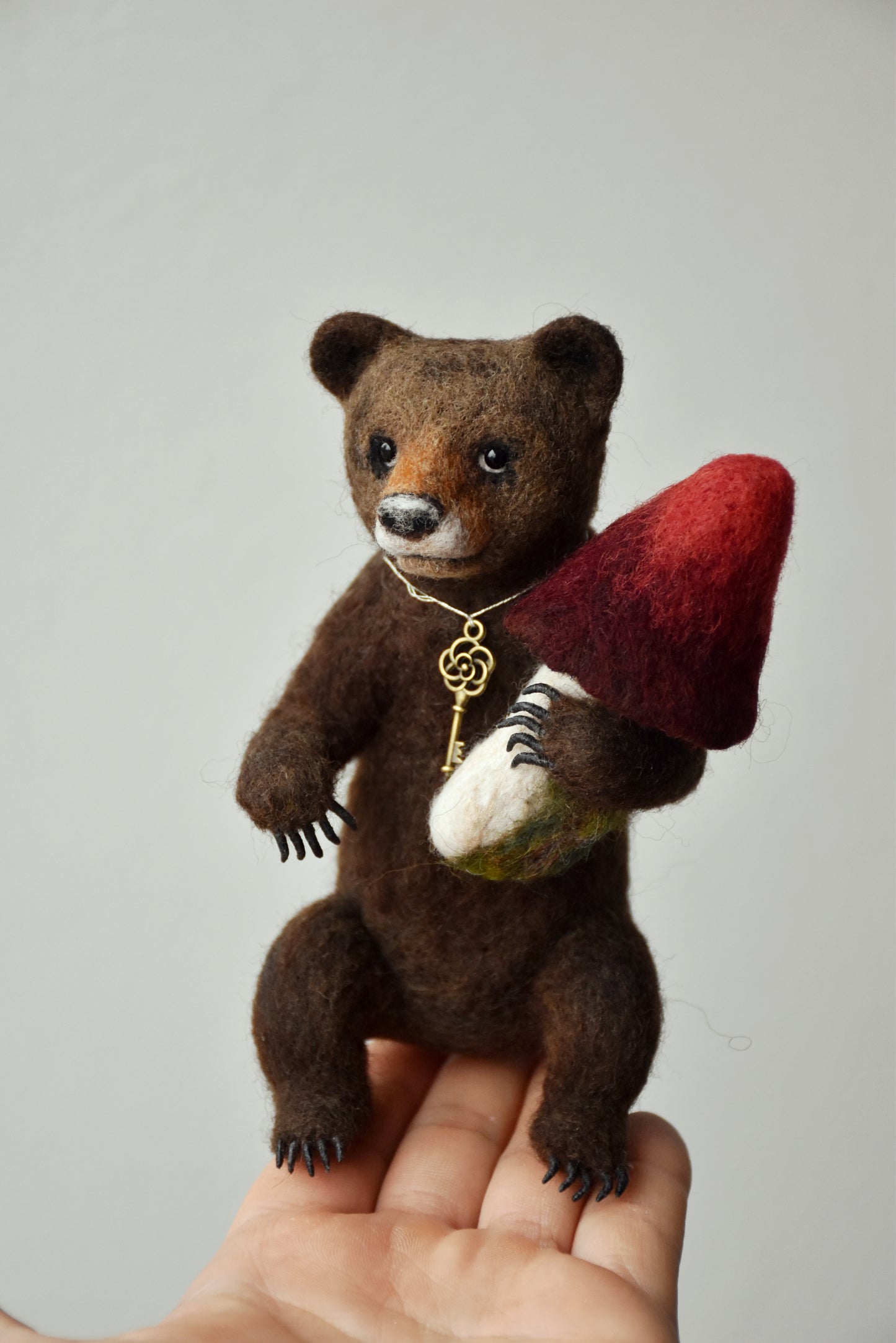 Needle Felted Baby Bear