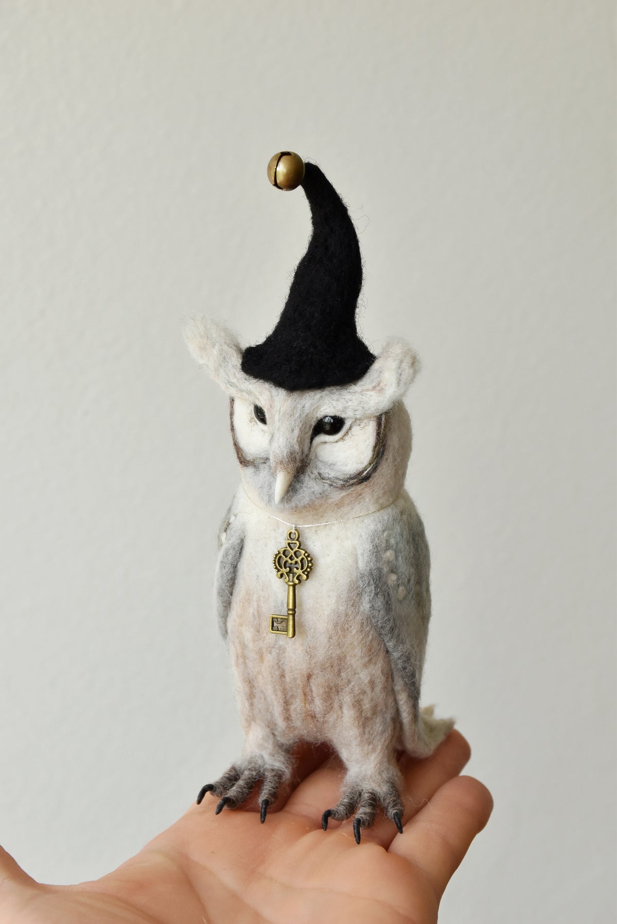 Needle Felted Little Albino