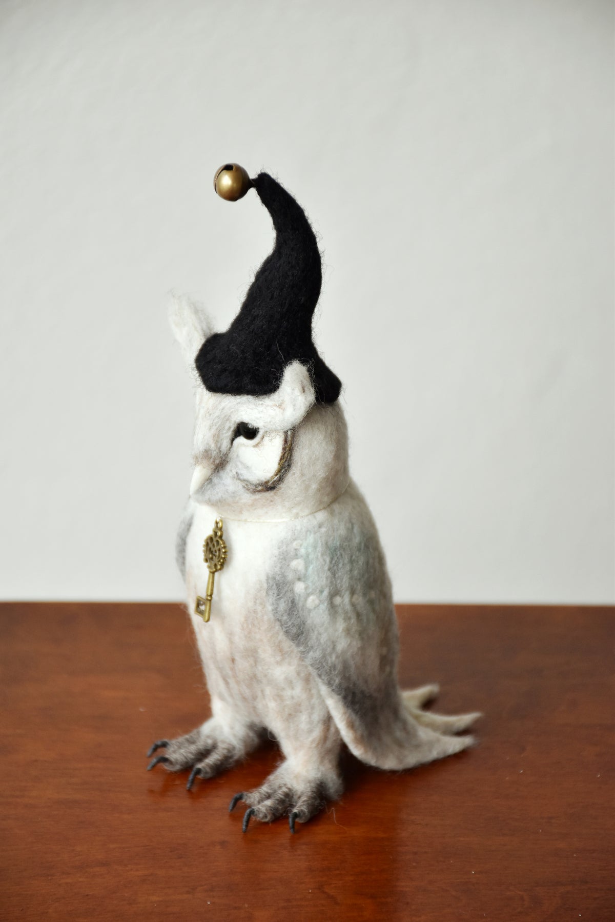 Needle Felted Little Albino