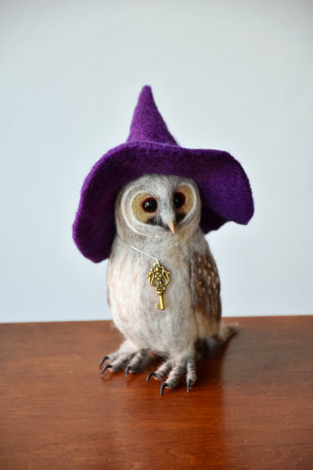 Needle Felted Little Witch Owl