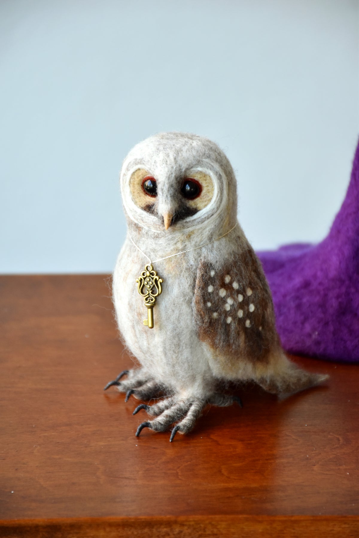 Needle Felted Little Witch Owl