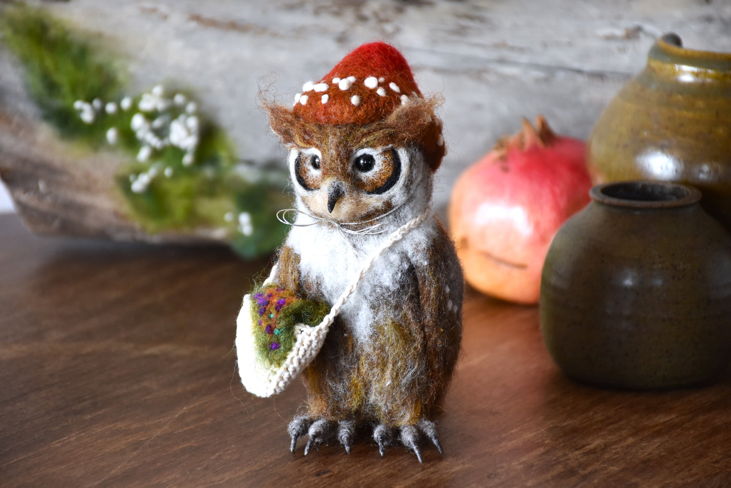 Needle Felted Owl (Limited Edition)