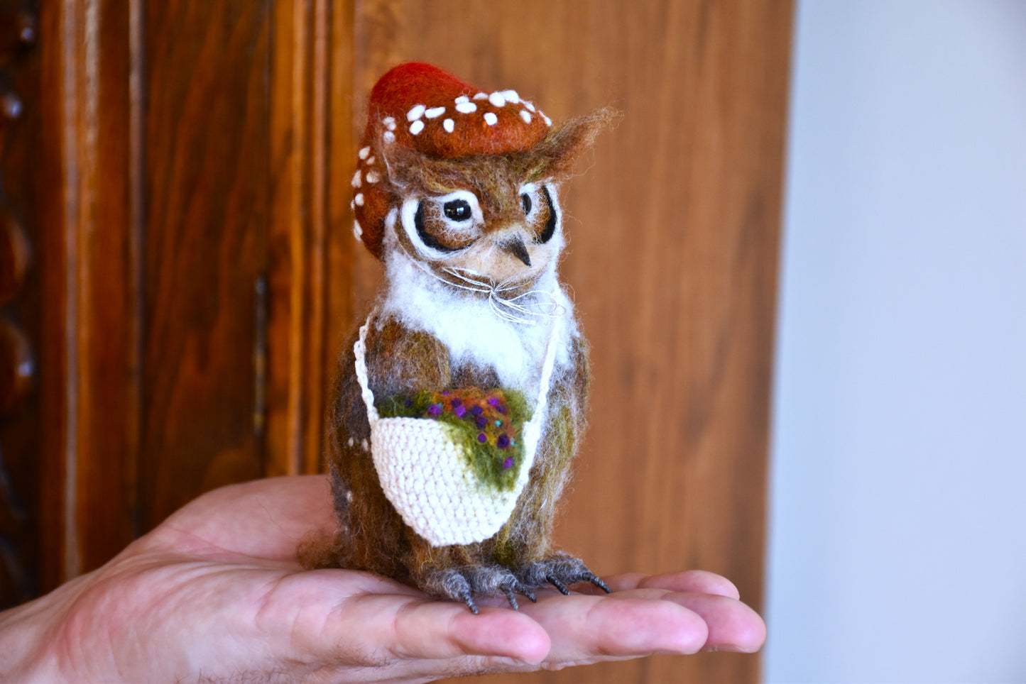 Needle Felted Owl (Limited Edition)